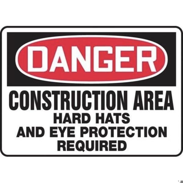 Accuform OSHA DANGER SAFETY SIGN CONSTRUCTIO MCRT138VA MCRT138VA - main